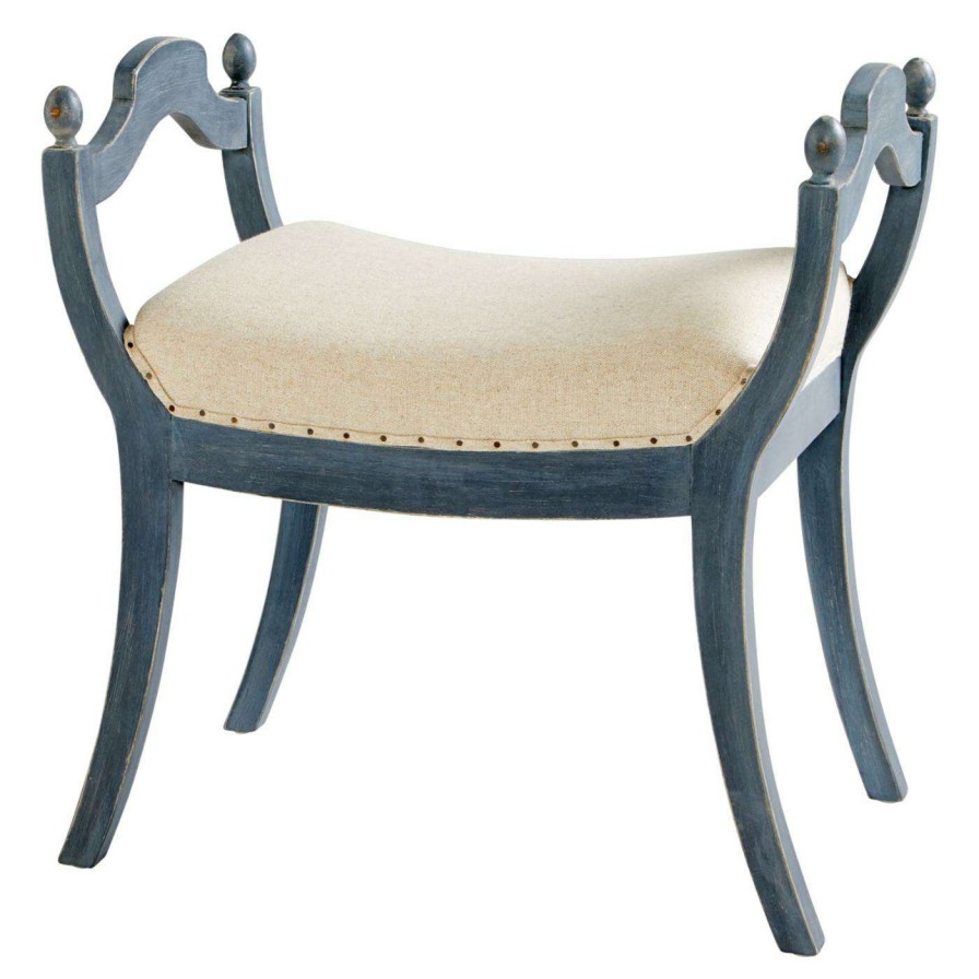 Indoor Benches * | Best Pirce Entryway Benches Cyan Design Small Alice Indoor Bench Weathered Gray