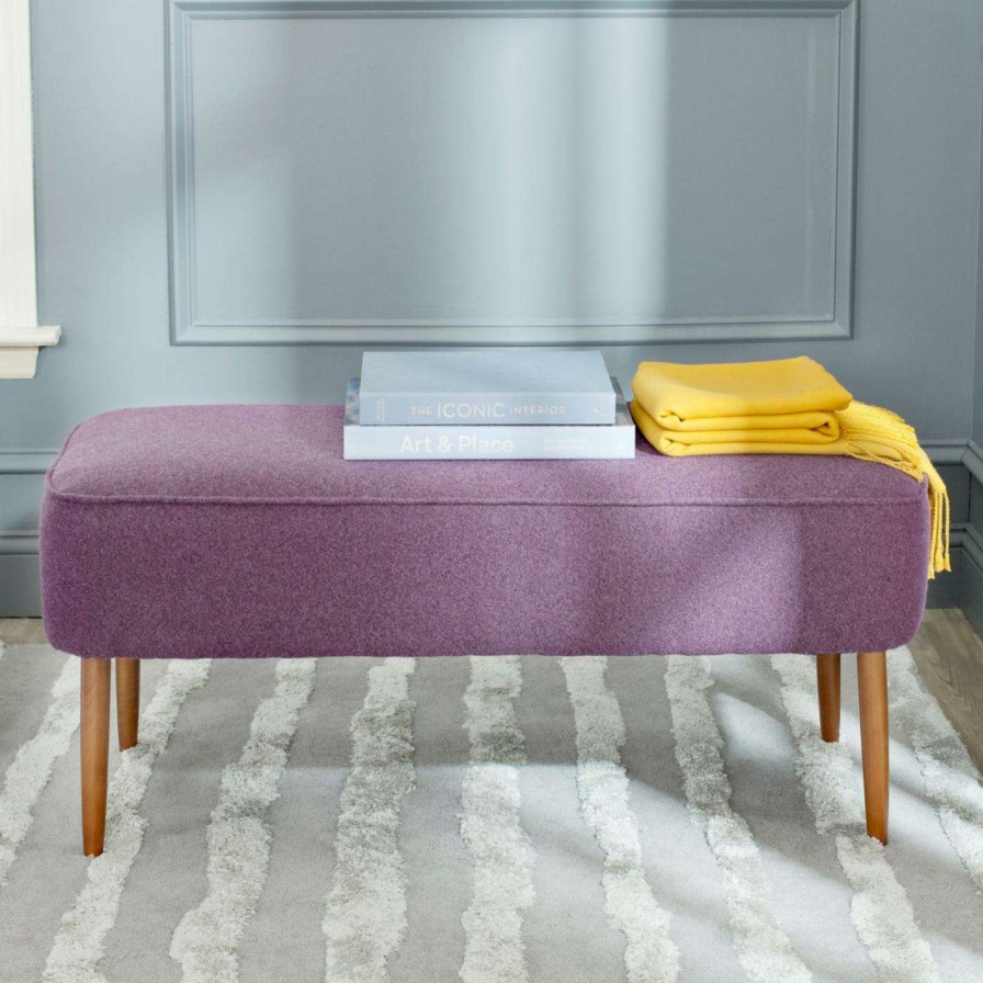 Indoor Benches * | Budget Bedroom Benches Safavieh Levi Bench