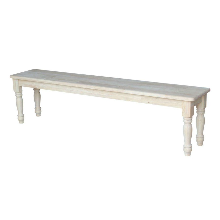 Indoor Benches * | Outlet Entryway Benches International Concepts Farmhouse Indoor Bench