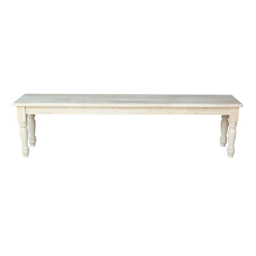 Indoor Benches * | Outlet Entryway Benches International Concepts Farmhouse Indoor Bench