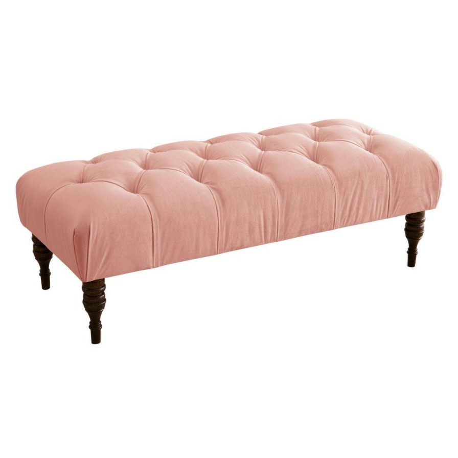 Indoor Benches * | Wholesale Bedroom Benches Skyline Furniture Tufted Bench