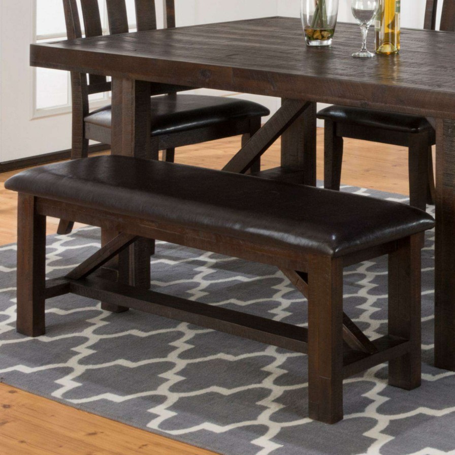 Dining Chairs * | Best Pirce Jofran Sales Inc Kitchen & Dining Benches Jofran Kona Grove Backless Bench