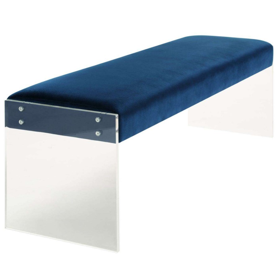 Indoor Benches * | Hot Sale Bedroom Benches Tov Furniture Envy Velvet Bench