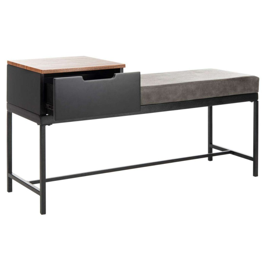 Indoor Benches * | Wholesale Entryway Benches Safavieh Maruka Indoor Storage Bench