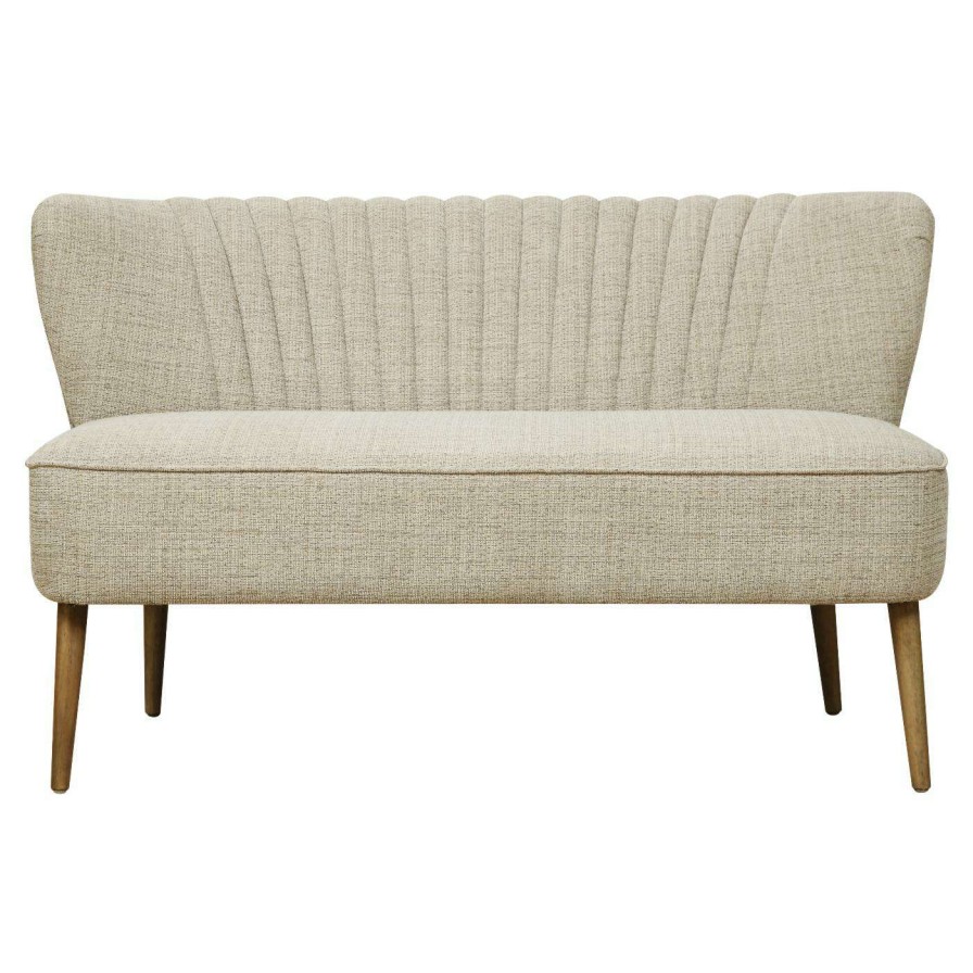 Indoor Benches * | Flash Sale Settee Benches Right2Home Vertically Channeled Settee