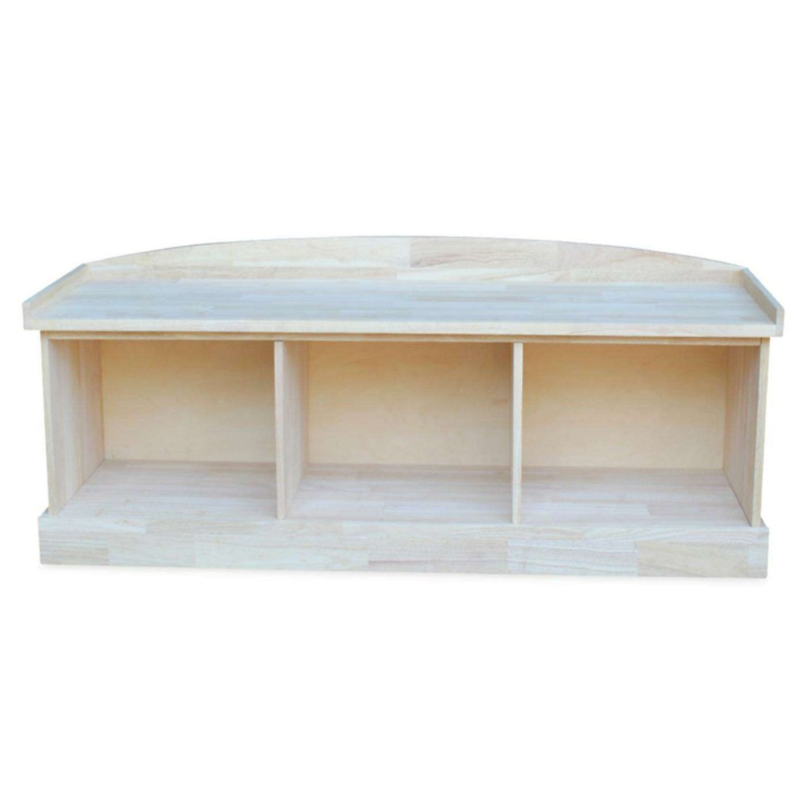 Indoor Benches * | Discount Indoor Storage Benches International Concepts Bench With Storage