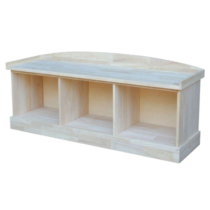 Indoor Benches * | Discount Indoor Storage Benches International Concepts Bench With Storage