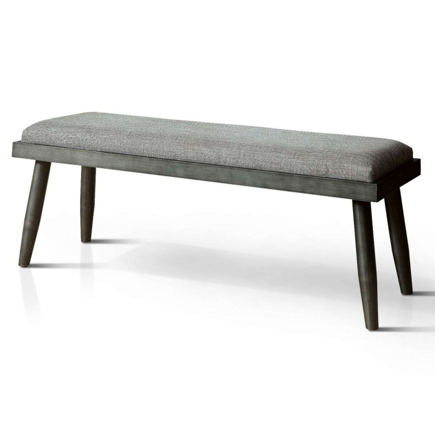 Indoor Benches * | Best Sale Entryway Benches Furniture Of America Sigurd Mid-Century Modern Bench