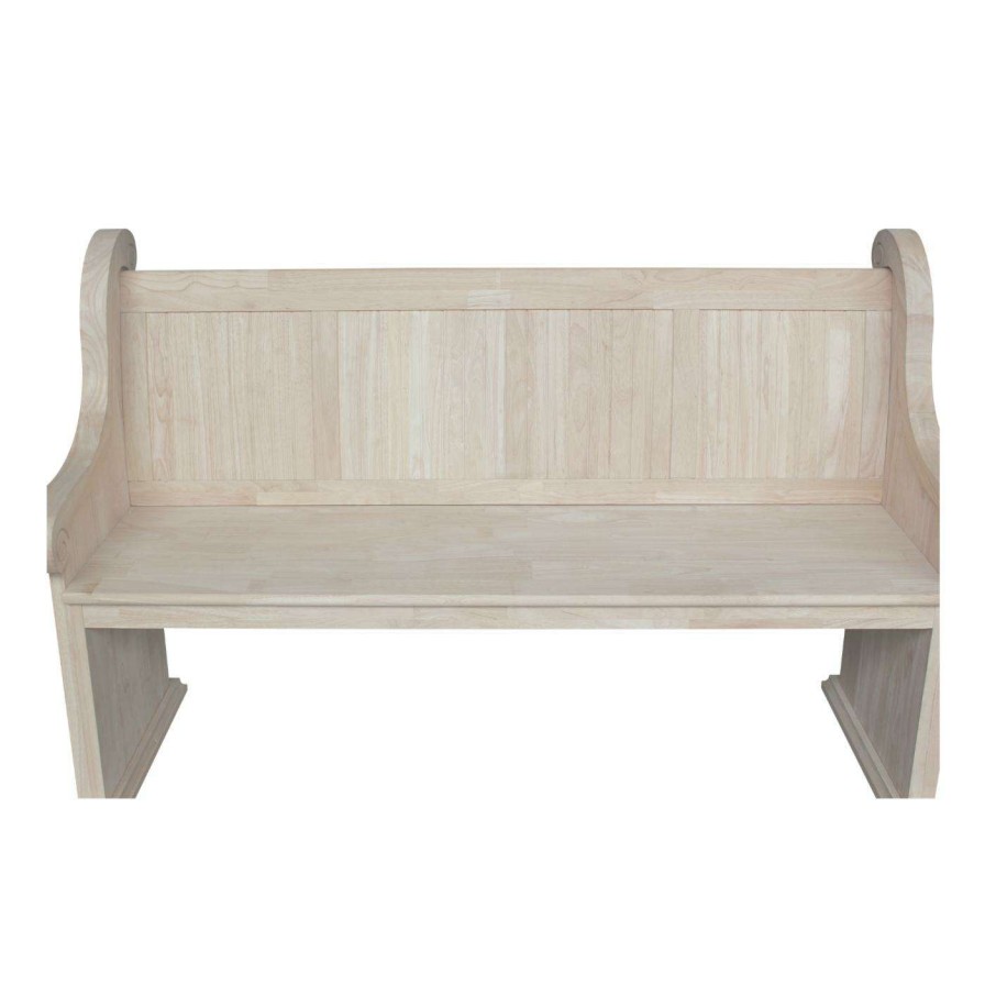 Indoor Benches * | Best Deal Entryway Benches International Concepts Sanctuary Indoor Bench