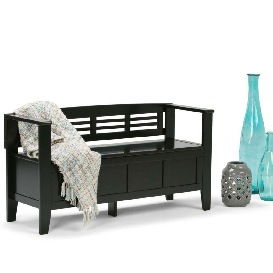 Indoor Benches * | Brand New Brooklyn & Max Indoor Storage Benches Brooklyn + Max Lakewood Storage Bench