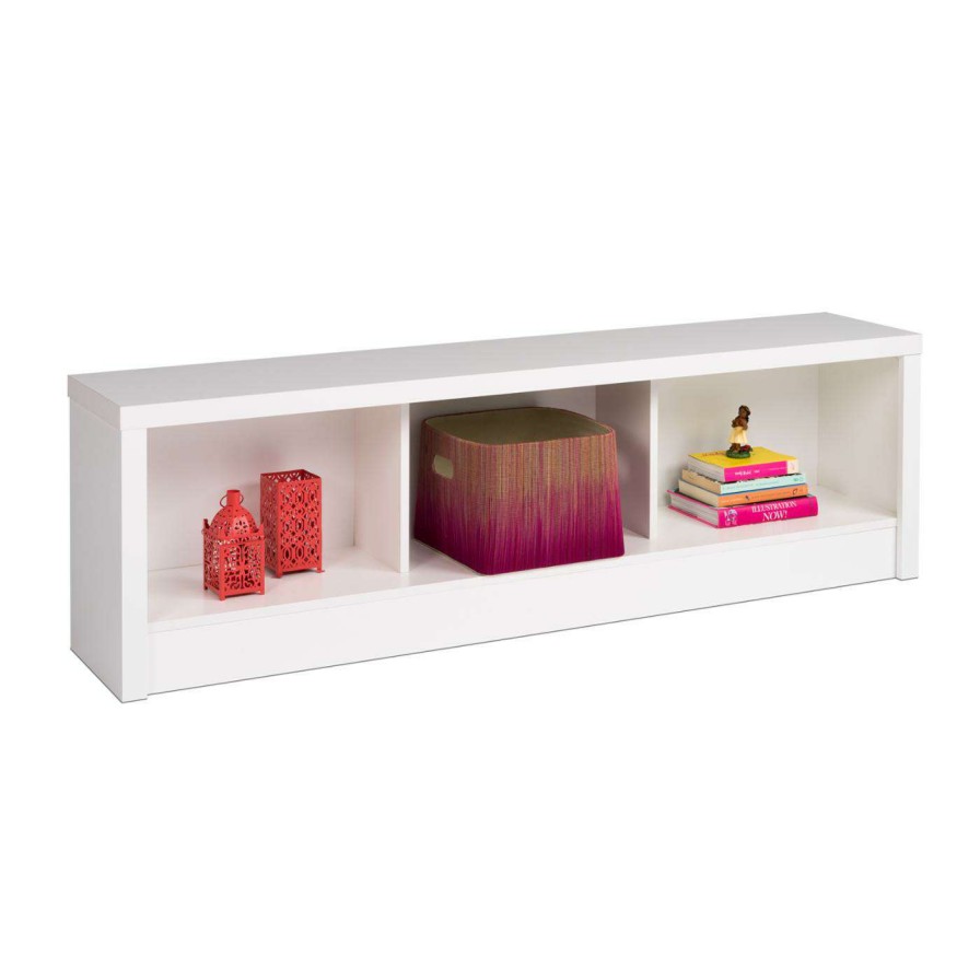 Indoor Benches * | Discount Indoor Storage Benches Prepac Calla Storage Bench White