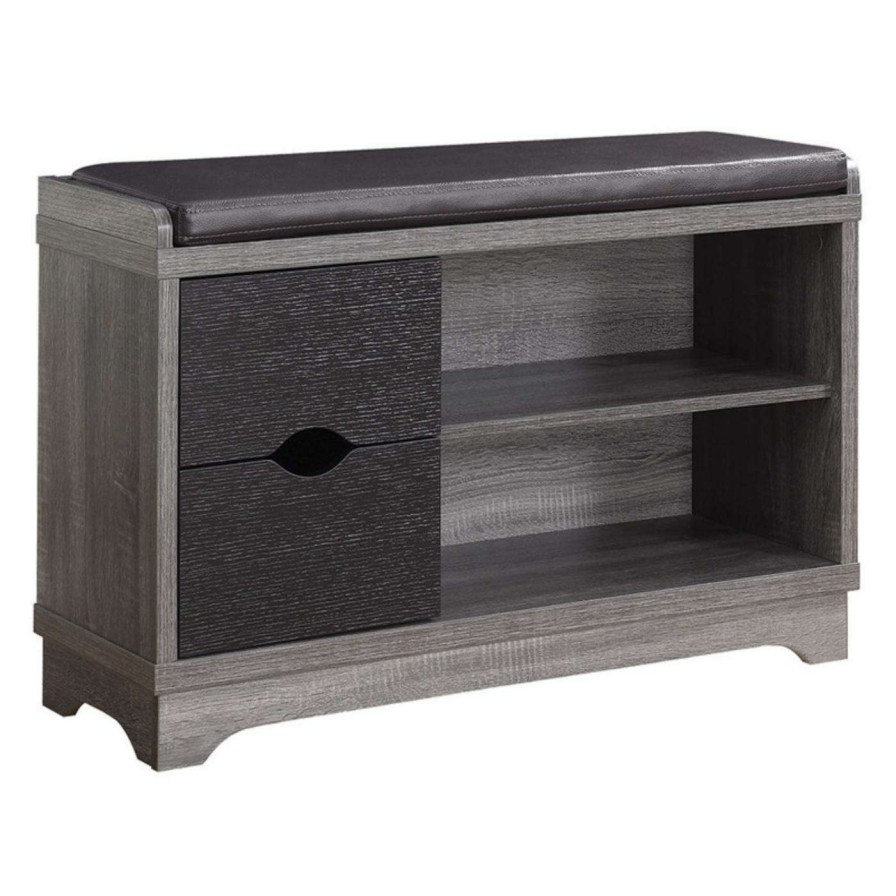 Indoor Benches * | Discount Entryway Benches Coaster Furniture 2-Drawer Shoe Storage Bench