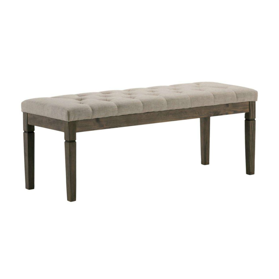 Indoor Benches * | New Brooklyn & Max Ottoman Benches Brooklyn + Max Midland Ottoman Bench