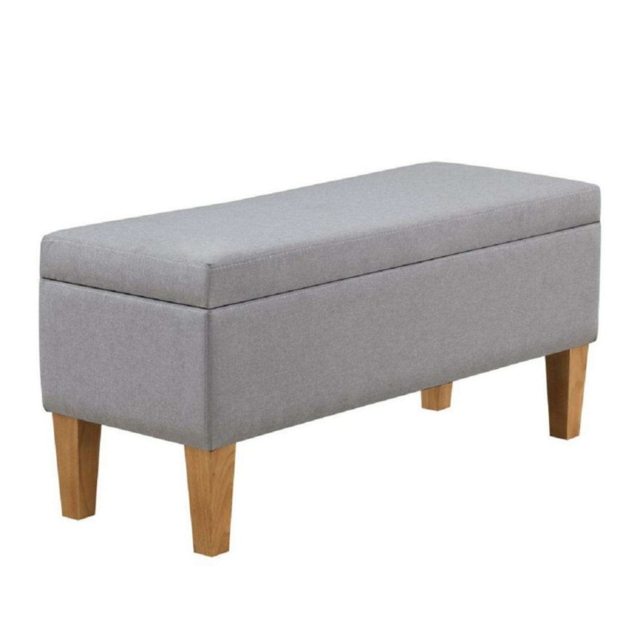 Indoor Benches * | Outlet Bedroom Benches Boraam Mico 42 In. Storage Ottoman