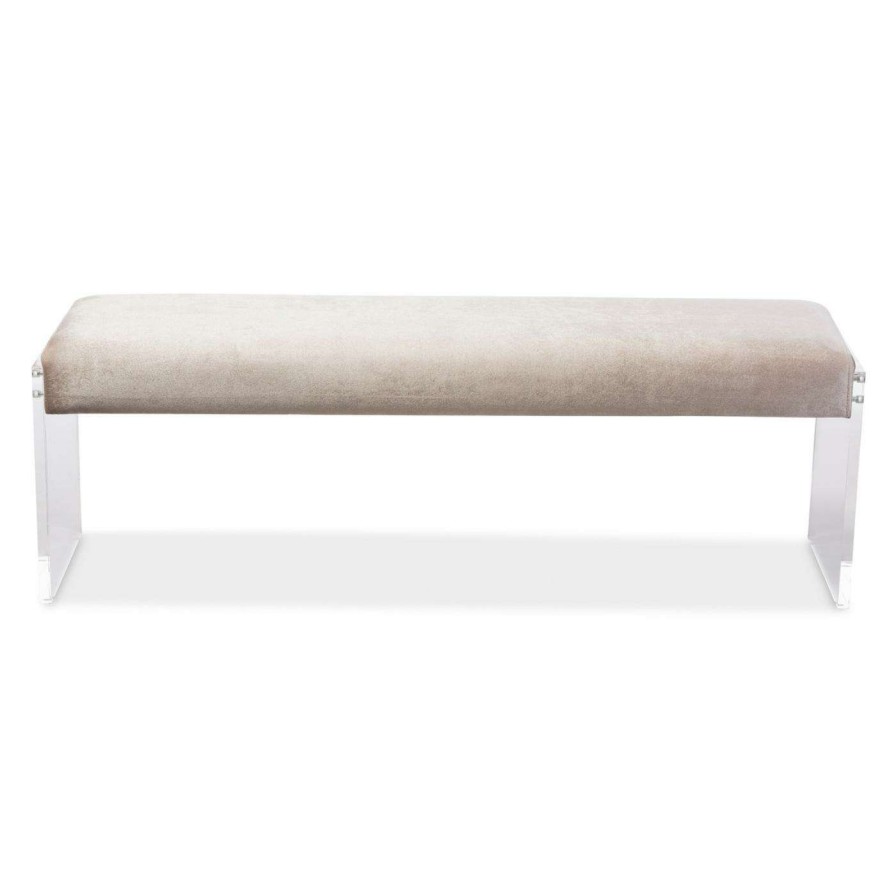 Indoor Benches * | Cheapest Entryway Benches Baxton Studio Hildon Bench