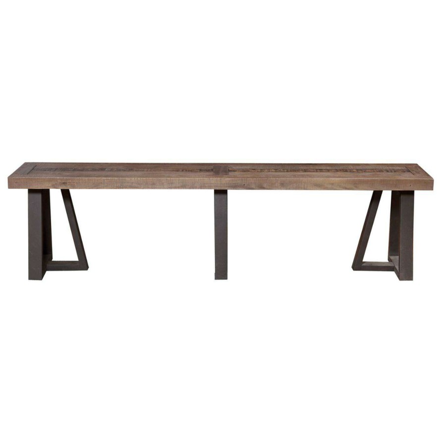 Dining Chairs * | Promo Kitchen & Dining Benches Alpine Furniture Prairie Dining Bench