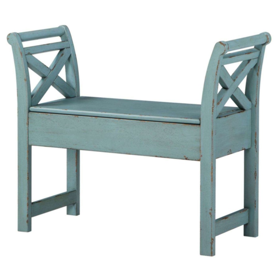 Indoor Benches * | Best Sale Entryway Benches Signature Design By Ashley Heron Ridge Backless Accent Bench