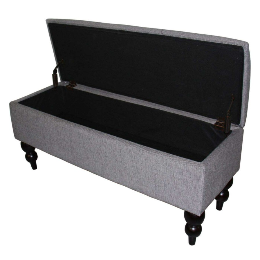 Indoor Benches * | Outlet Indoor Storage Benches Ore International Flip Top Indoor Storage Bench