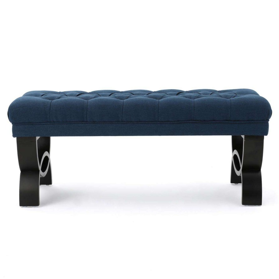 Indoor Benches * | Best Deal Best Selling Home Bedroom Benches Vancouver Fabric Ottoman Bench