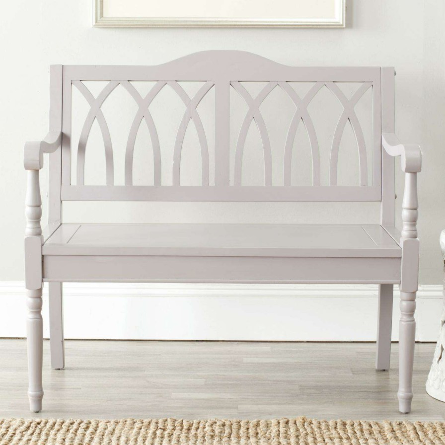 Indoor Benches * | Brand New Entryway Benches Safavieh Benjamin Bench