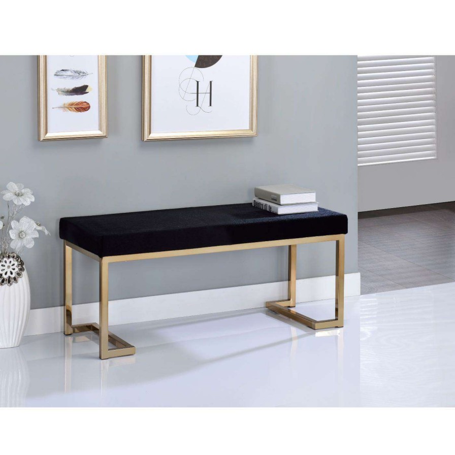 Indoor Benches * | Discount Bedroom Benches Acme Furniture Boice Bench