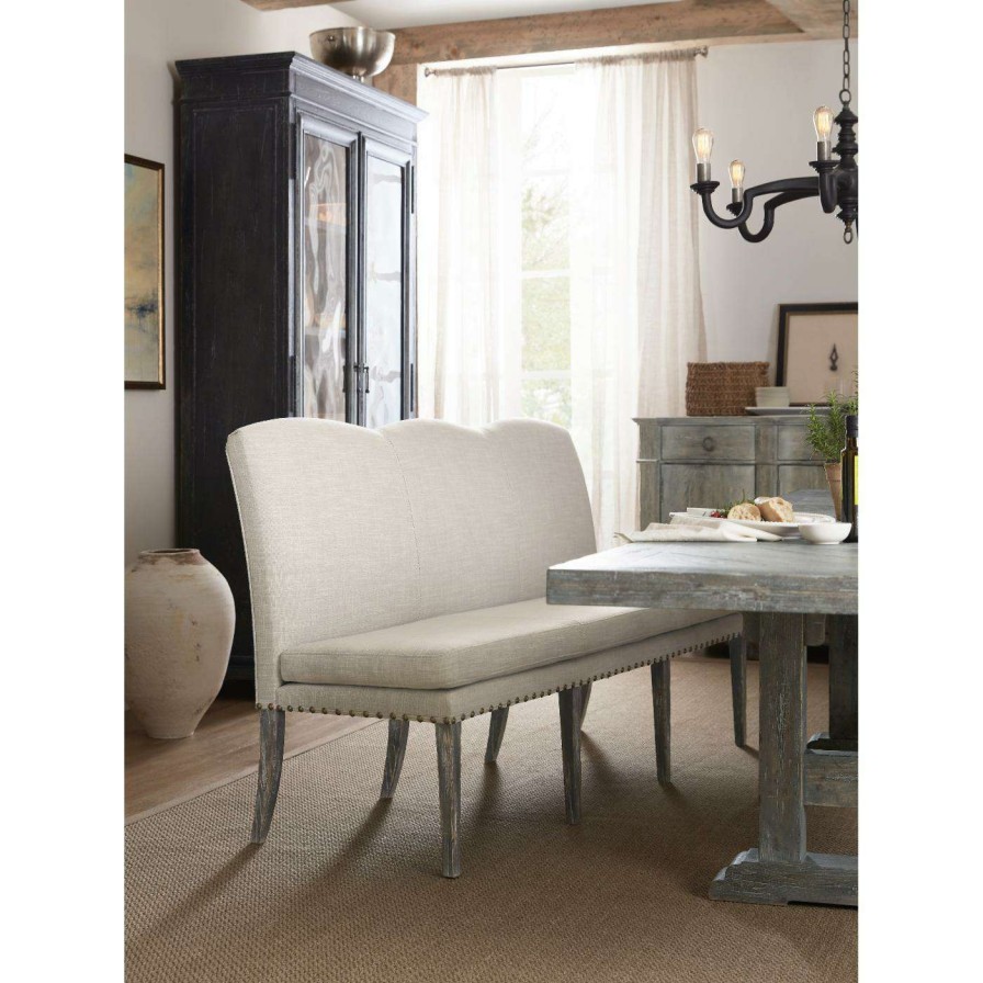 Dining Chairs * | Promo Kitchen & Dining Benches Hooker Furniture Beaumont Upholstered Dining Bench