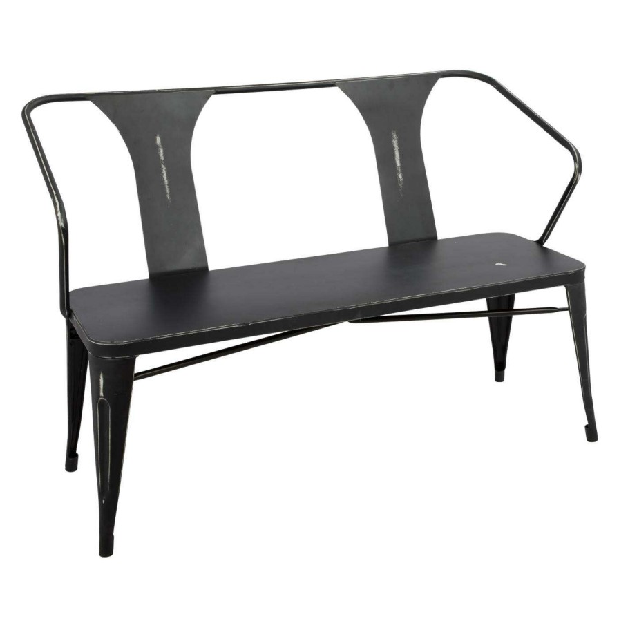 Indoor Benches * | Wholesale Entryway Benches Lumisource Waco 47 In. Industrial Entryway Bench