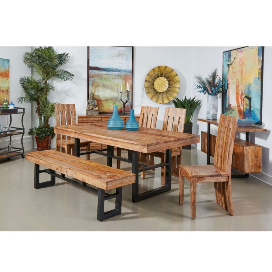 Dining Chairs * | New Kitchen & Dining Benches Coast To Coast Imports Brownstone Iv Dining Bench