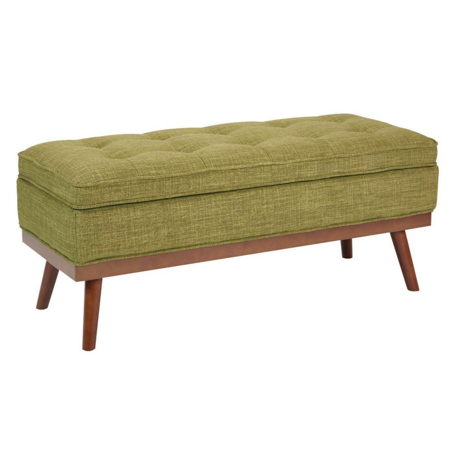 Indoor Benches * | Cheap Indoor Storage Benches Osp Home Furnishings Katheryn Upholstered Storage Bench