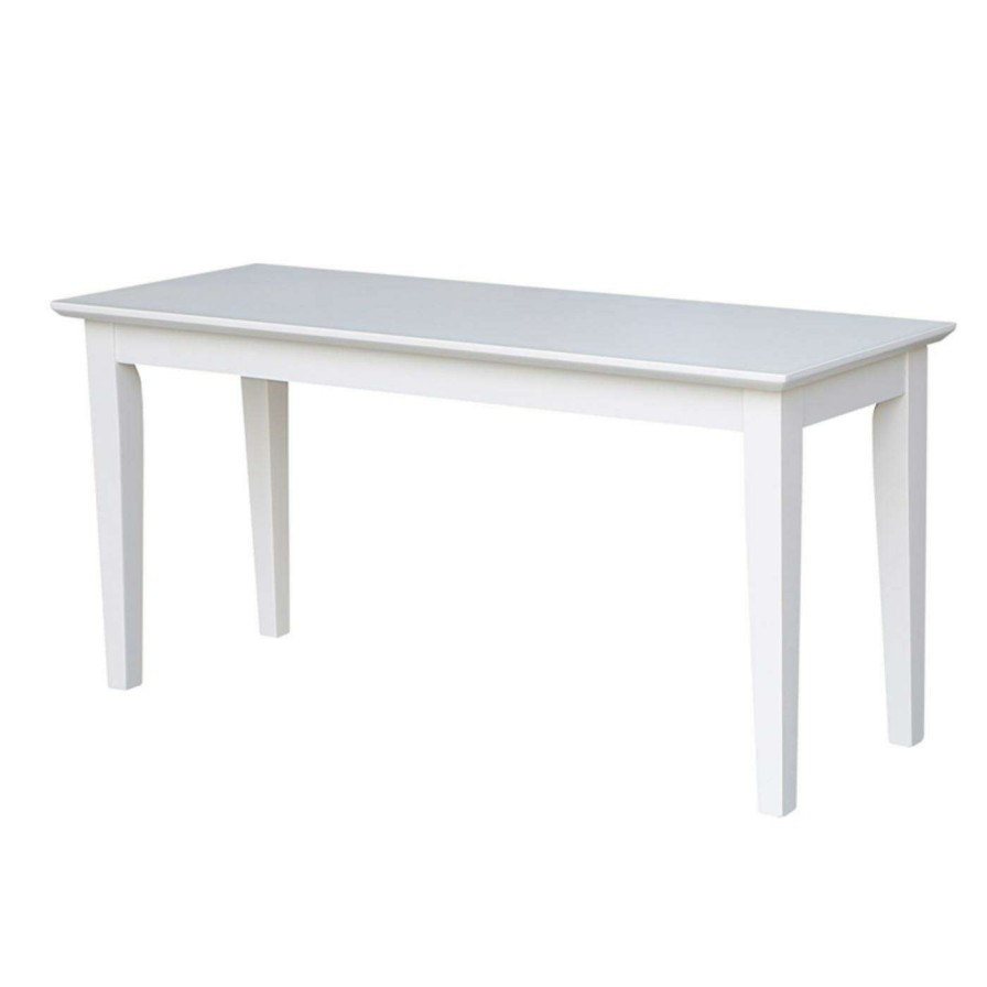 Indoor Benches * | Best Sale Entryway Benches International Concepts Shaker Bench