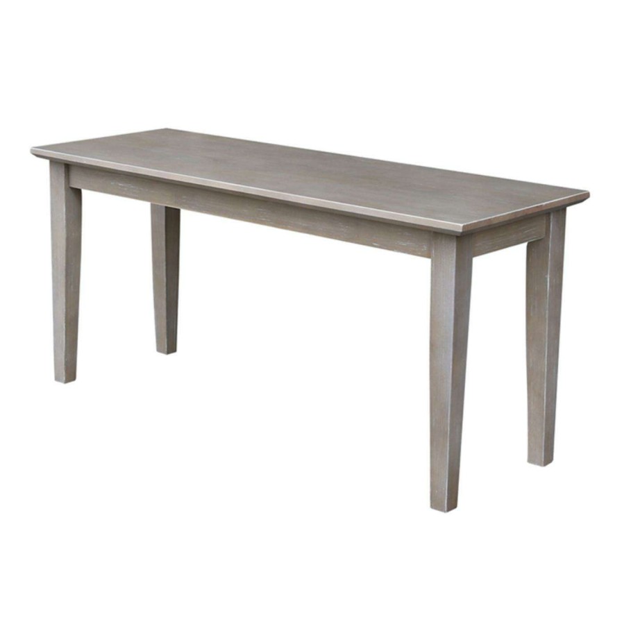 Indoor Benches * | Best Sale Entryway Benches International Concepts Shaker Bench