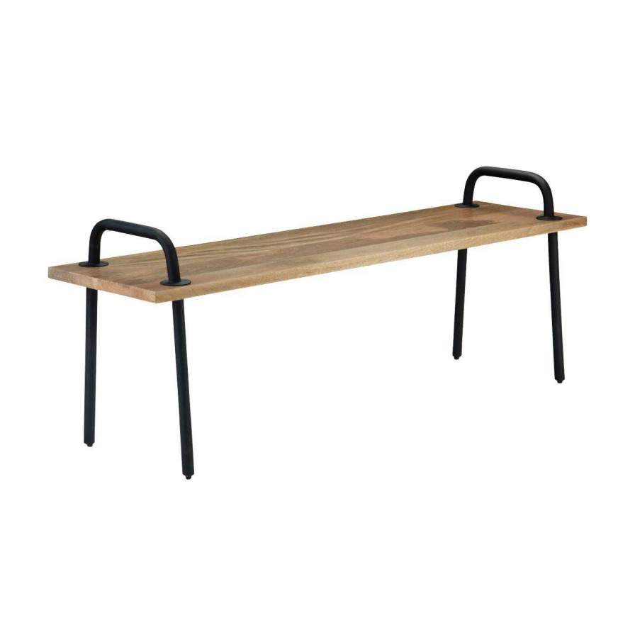 Indoor Benches * | Budget Brooklyn & Max Entryway Benches Brooklyn + Max Liberty Industrial Entryway Indoor Bench