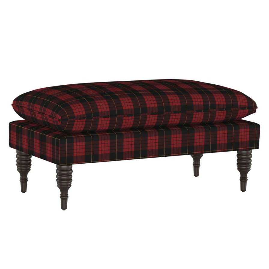 Indoor Benches * | Buy Bedroom Benches Skyline Furniture Pillowtop Indoor Bench