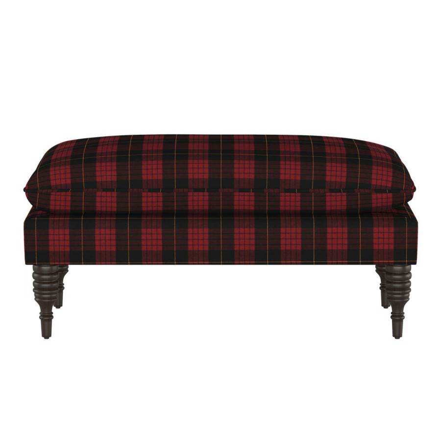 Indoor Benches * | Buy Bedroom Benches Skyline Furniture Pillowtop Indoor Bench