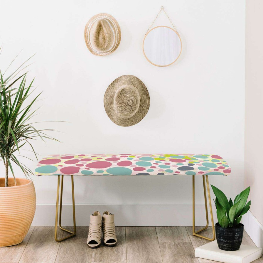 Indoor Benches * | Promo Entryway Benches Deny Designs Viviana Gonzalez Spring Vibes Collection 03 Bench