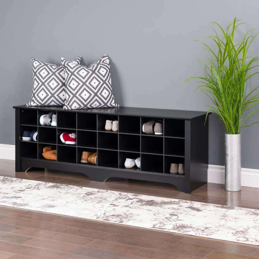 Indoor Benches * | Outlet Entryway Benches Prepac Shoe Cubby Bench