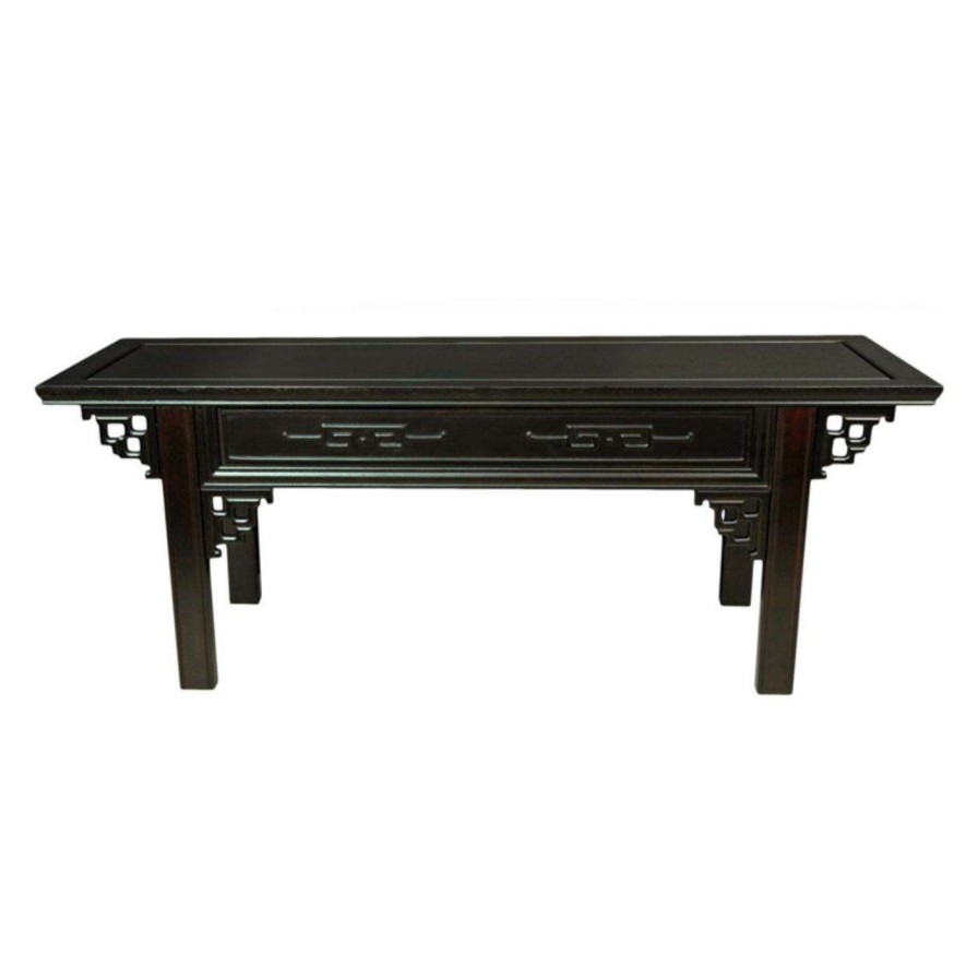 Indoor Benches * | Best Reviews Of Entryway Benches Oriental Furniture Japanese Altar Bench